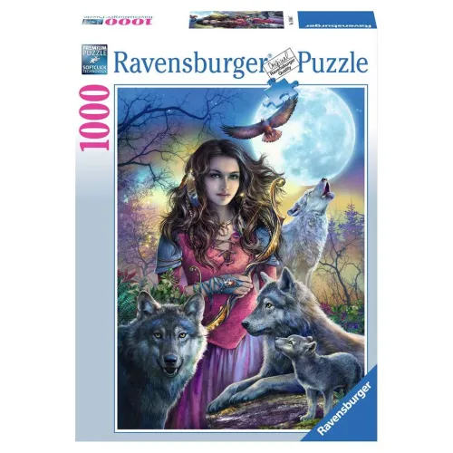Ravensburger puzzel 1000 stukjes Beschermvrouw van de wolven